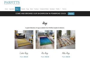 parfitts rug web sit
